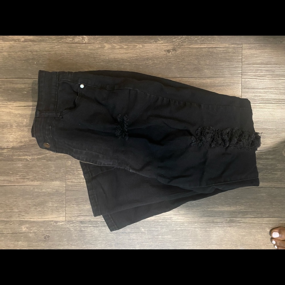black fashion nova jeans